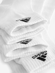 adidas Off White Cushioned Sportswear Ankle Socks 6 Pack - Image 3 of 4