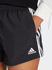 adidas Black Sportswear Essentials 3-Stripes Woven Shorts - Image 4 of 6
