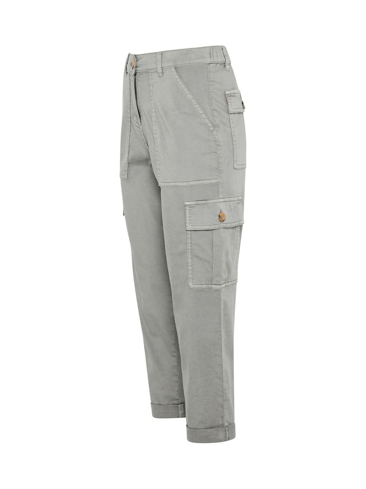 M&Co Grey Petite Cargo Trousers - Image 6 of 6 M&Co Grey Petite Cargo Trousers - Image 6 of 6