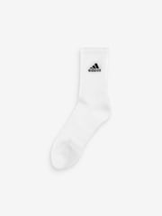 أبيض Dove - حزمة من 3 جوارب موسدة من adidas  - صورة 2 من 3