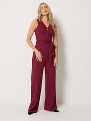 Long Tall Sally Scuba Buckle Jumpsuit - תמונה 1 מתוך 6