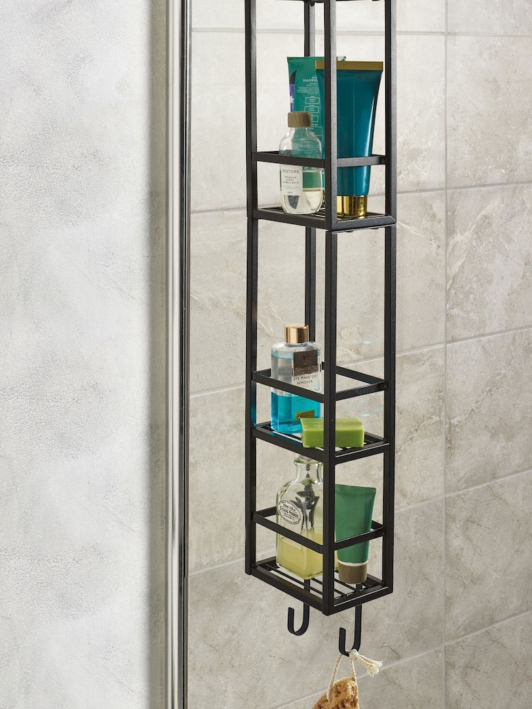 Black Over Door Slimlime Shower Caddy - Image 1 of 3