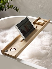 Natural Hepworth Wooden Bath Tray - Image 1 of 5