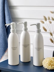 Set of 3 White Harper Gem Reusable Dispenser Bottles - Image 1 of 2