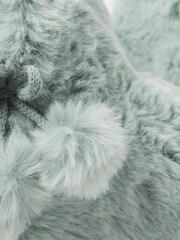 FatFace Green Farah Faux Fur Slipper Boots - Image 4 of 4