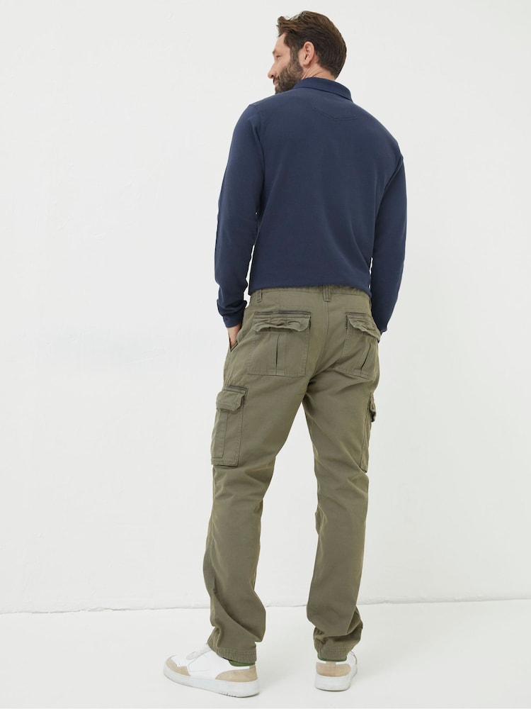 FatFace Breakyard Green Cargo Trousers - Image 2 of 4