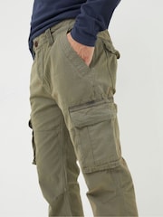 FatFace Breakyard Green Cargo Trousers - Image 4 of 4