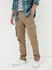 FatFace Breakyard Natural Cargo Trousers - Image 1 of 4