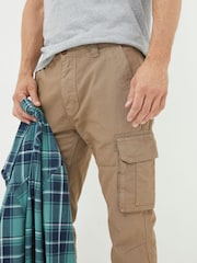 FatFace Breakyard Natural Cargo Trousers - Image 4 of 4