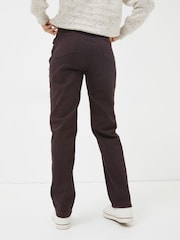 FatFace Purple Cleo Canvas Barrel Leg Chinos - Image 2 of 5