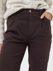 FatFace Purple Cleo Canvas Barrel Leg Chinos - Image 4 of 5