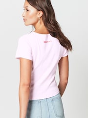 Mean Girls Pink Christmas Short Sleeve Baby T-Shirt - Image 3 of 6