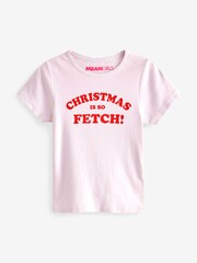 Mean Girls Pink Christmas Short Sleeve Baby T-Shirt - Image 5 of 6