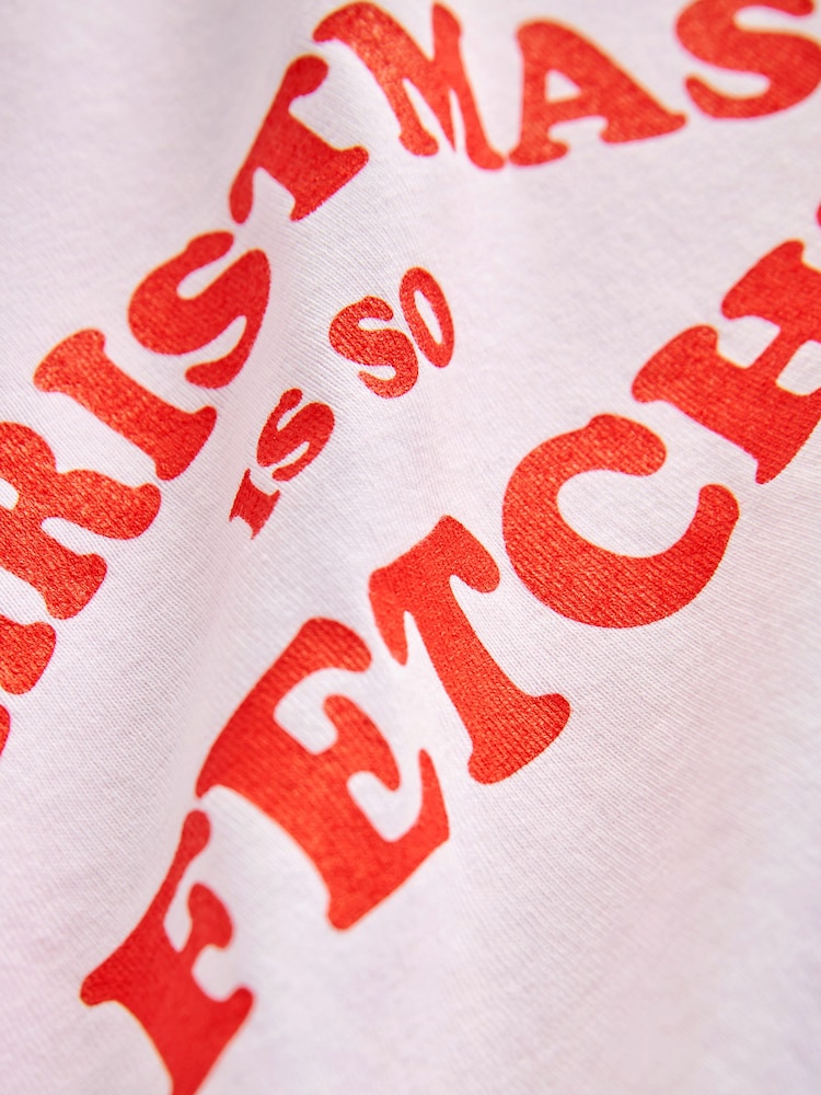 Mean Girls Pink Christmas Short Sleeve Baby T-Shirt - Image 6 of 6