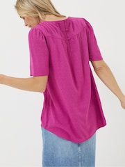FatFace Pink Lyndy Blouse - Image 2 of 5