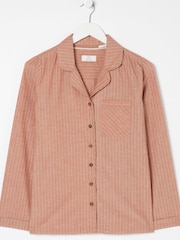 FatFace Beige Stripe Pyjama Set - Image 6 of 7