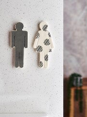 Set of 2 Decorative Ladies and Gents Sign - Slika 1 iz 2