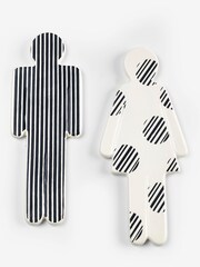 Set of 2 Decorative Ladies and Gents Sign - Slika 2 iz 2