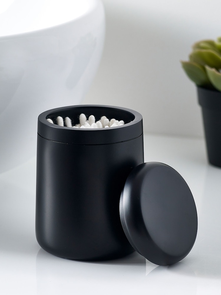 Black Moderna Storage Jar - Image 2 of 4