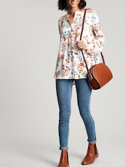 Joules Georgia White Pop Over Top - Image 3 of 7