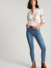 Joules Georgia White Pop Over Top - Image 4 of 7