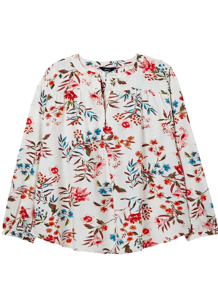 Joules Georgia White Pop Over Top - Image 7 of 7 Joules Georgia White Pop Over Top - Image 7 of 7