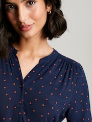Joules Blue Maddie Short Tiered Dress - Image 5 of 7