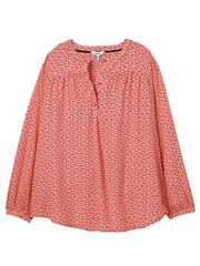 Joules Red Georgia Pop Over Top - Image 7 of 7