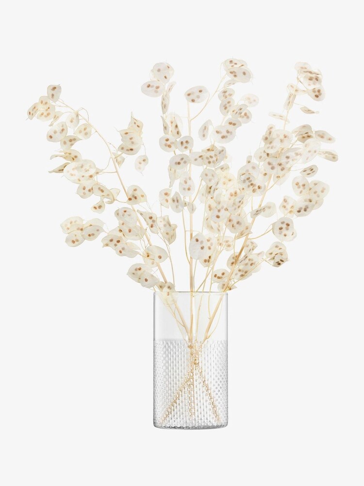 LSA International Clear Wicker Vase/Lantern H25cm - Image 2 of 3