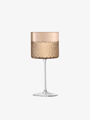 LSA International 2 Pack Brown Wicker Wine Glass 320ml - Image 2 of 4