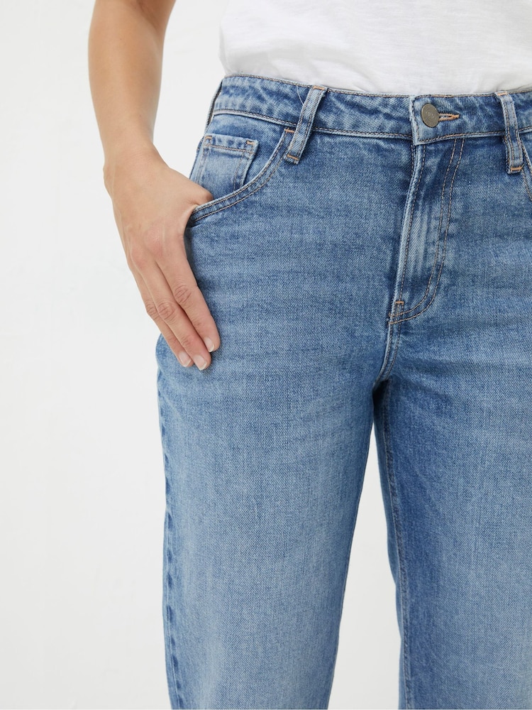 FatFace Light Blue Ludlow Boyfriend Jeans - Image 1 of 5