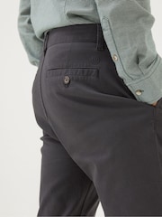 FatFace Grey Pleated Chino Trousers - Image 4 of 5