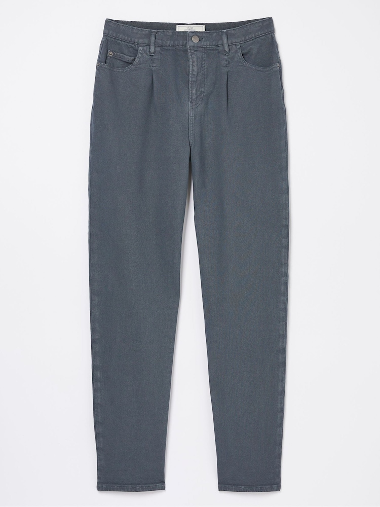 FatFace Blue Cleo Canvas Barrel Leg Chinos - Image 6 of 6