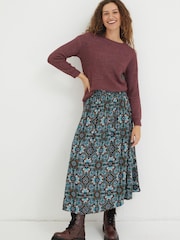 FatFace Red Ellie Crew Jumper - Image 3 of 5