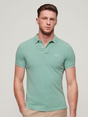 Superdry Fresh Mint Superdry Grey Retro Repeat T-Shirt - Image 1 of 7