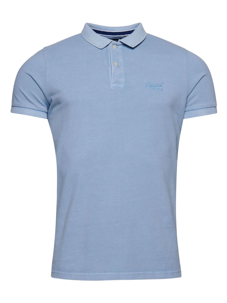 Superdry Washed Indigo Superdry Grey Retro Repeat T-Shirt - Image 5 of 5