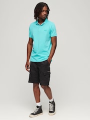 Superdry Aruba Aqua Superdry Grey Retro Repeat T-Shirt - Image 2 of 4