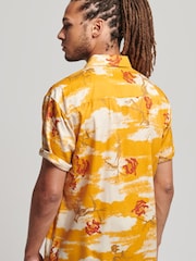Superdry Yellow Vintage Hawaiian Short Sleeve Shirt - Image 2 of 6