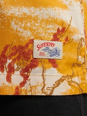 Superdry Yellow Vintage Hawaiian Short Sleeve Shirt - Image 5 of 6