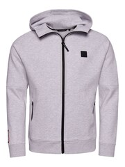 Superdry Grey Code Tech Zip Hoodie - Image 4 of 4