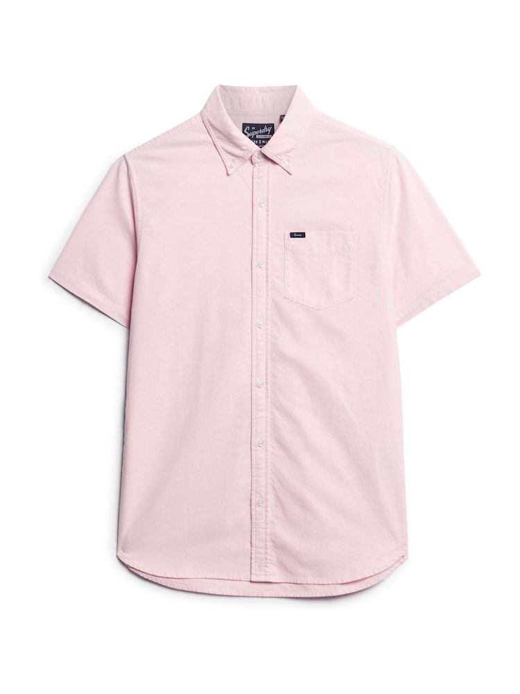Superdry Vintage Oxford Manches courtes  100% Chemise en coton - Image 6 of 8