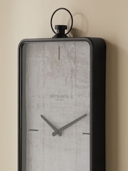 Black Brompton Rectangular Wall Clock - Image 3 of 5