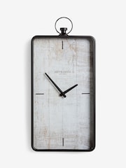 Black Brompton Rectangular Wall Clock - Image 4 of 5