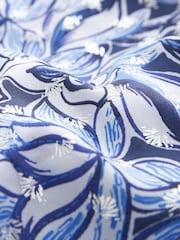 Blau - Midikleid mit eckigem Ausschnitt - Bild 4 von 5