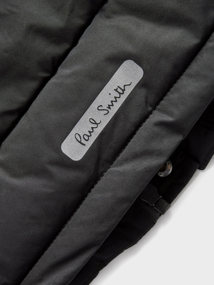 Paul Smith Junior Boys Shower Resistant Padded Longline Coat - Image 10 of 10