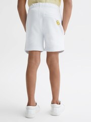 Reiss Ecru Cello Junior Cotton Jersey Elasticated Shorts - Image 5 of 7