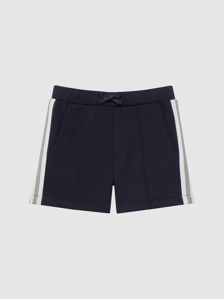 Reiss Navy Janeiro 9-12 yrs Stripe Detail Shorts - Image 2 of 7