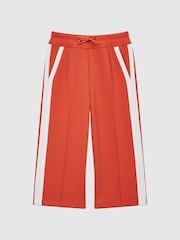 Reiss Coral Tegan 9-12 yrs Jersey Side Stripe Trousers - Image 2 of 6