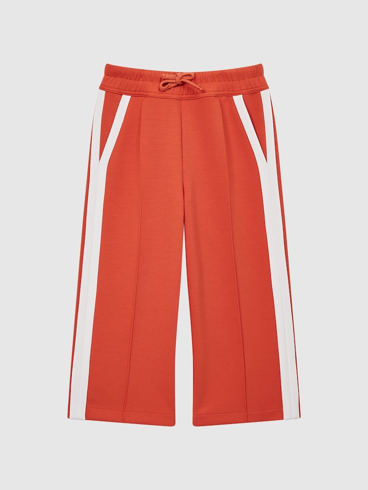 Reiss Coral Tegan 9-12 yrs Jersey Side Stripe Trousers - Image 2 of 6