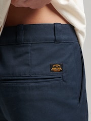 Superdry Blue Vintage Straight Chinos - Image 4 of 6